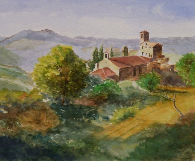 PAISAJE ACUARELA Watercolour Paper Landscaping