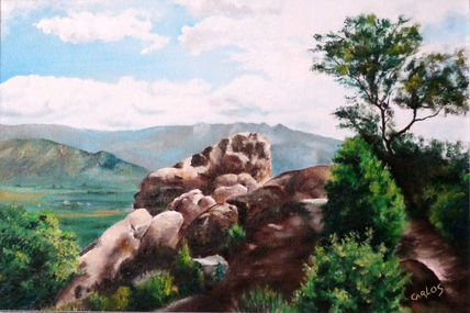 Paisaje al oleo de...