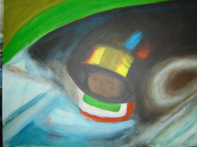 Ás do volante. 60x80cm. Acrilico s. tela. 800€.