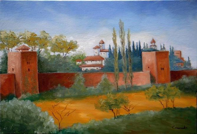 TORRE DE LAS INFANTAS Oil Canvas Landscaping