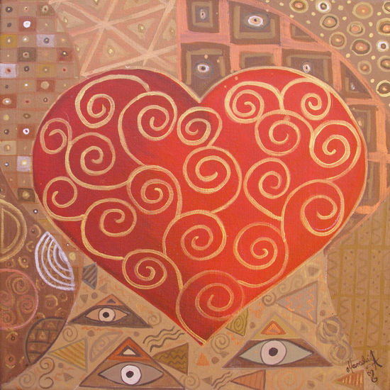 Corazón de Klimpt Oil Canvas Landscaping