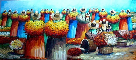 cosecha Oil Canvas Landscaping