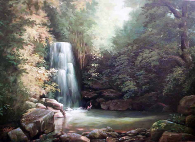 cascada Oil Canvas