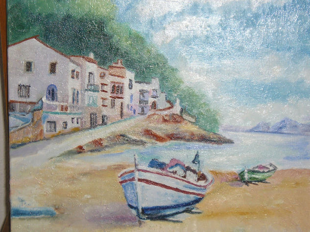 Marina Oil Canvas Landscaping