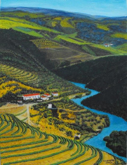 RIO DOURO Acrylic Canvas Landscaping