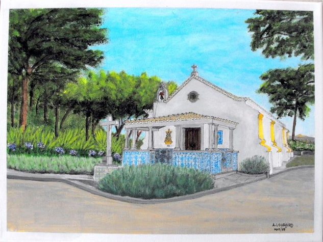 CAPELA DE S. SEBASTIÃO Acrylic Canvas Landscaping