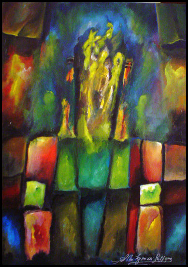 Teatro de Títeres Acrylic Canvas Others