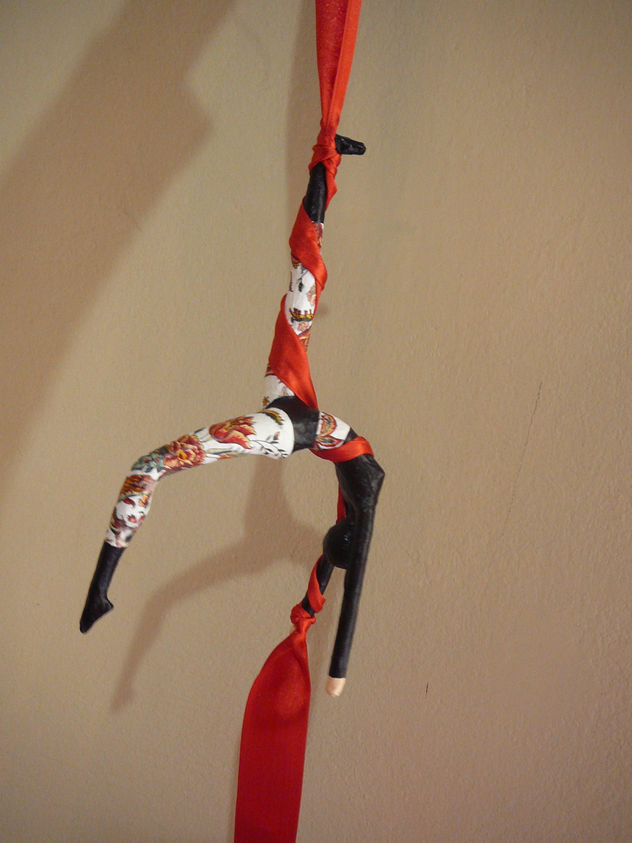 acrobata en tela