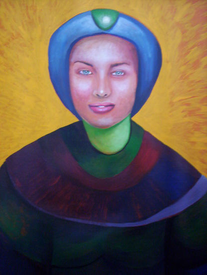 Mi madre Victoria Valdes Acrylic Canvas