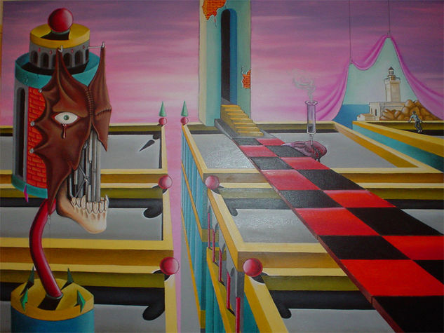 subdimension urbana Oil Canvas