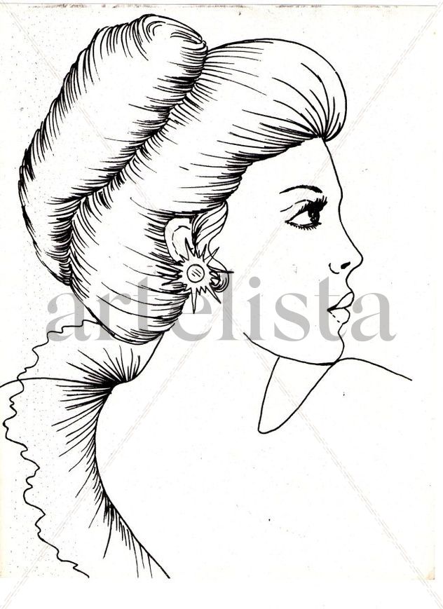 Mujer y Elegancia en Peinado