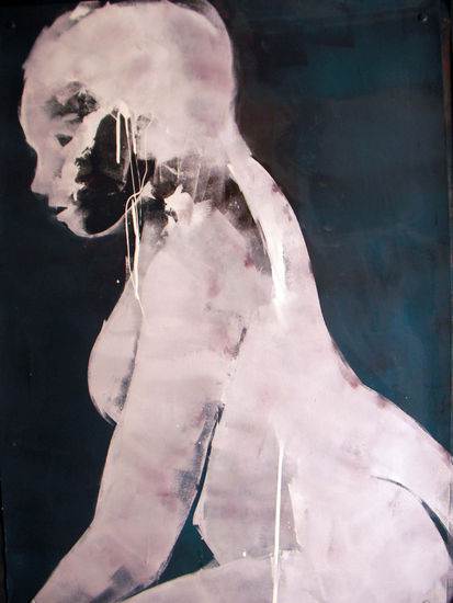 sueno blanco Industrial Textile Figure Painting