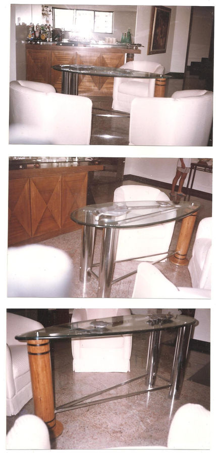 Mesa apoio para bar
