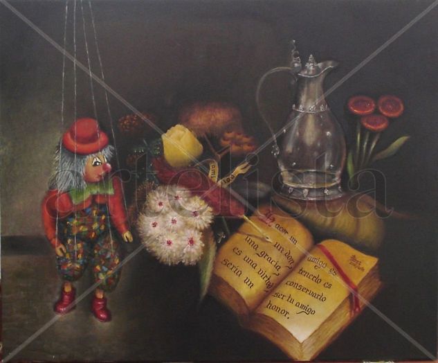 Un trozo de historia Oil Canvas Still Life Paintings