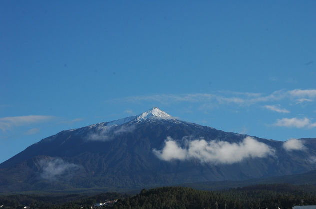 El teide(desde mi casa) Travel Color (Digital)