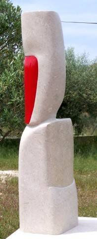 Contacto, obra en mármol Marble Figurative