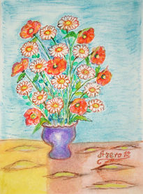 Amapolas y margaritas