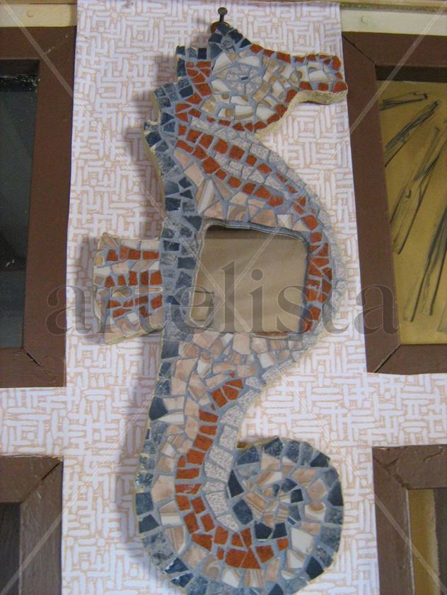 mosaico caballo de mar