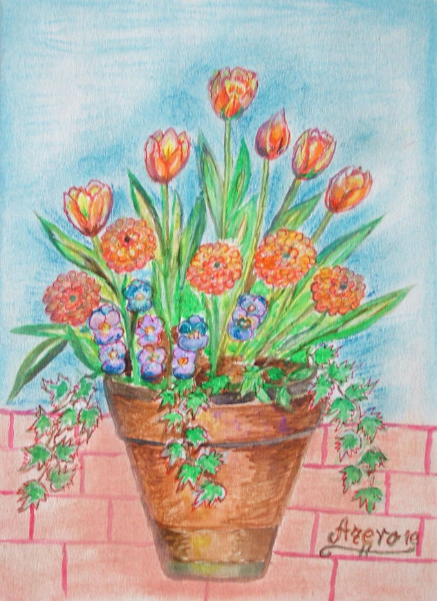 Tulipanes y pensamientos
