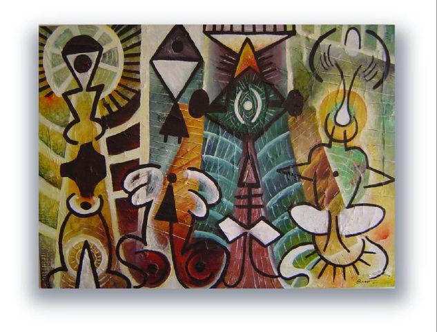 raices 2 Acrylic Canvas Landscaping