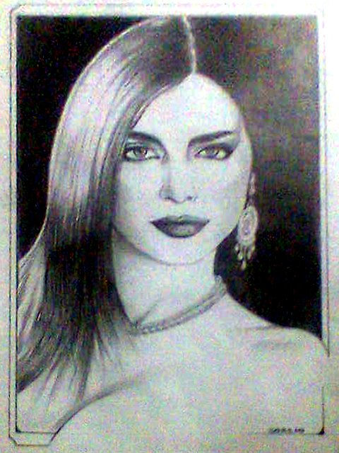 retrato a lápiz