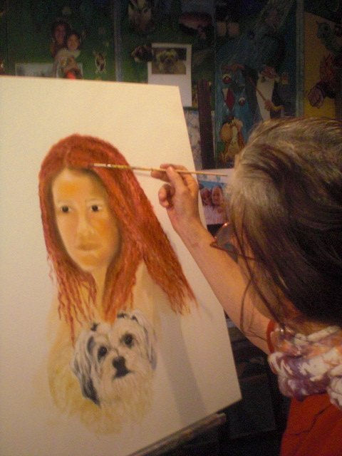 CHICAMEIGA CON SU PERRITO