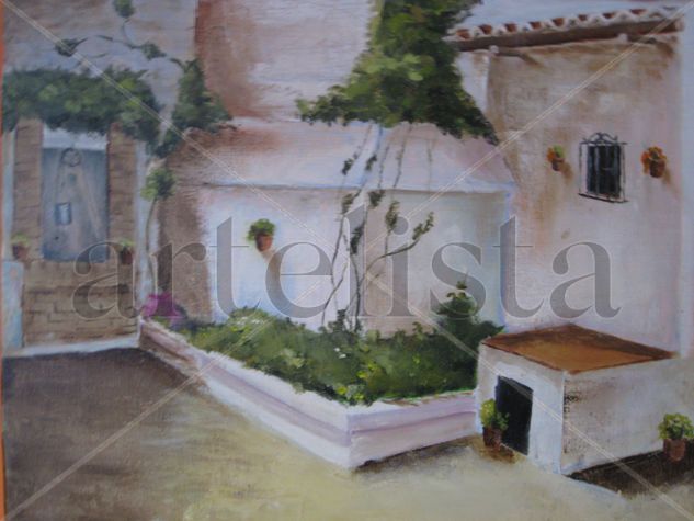 Patio Cordobes Oil Canvas Landscaping