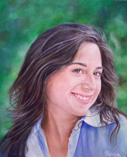 Nicole Oil Canvas Portrait