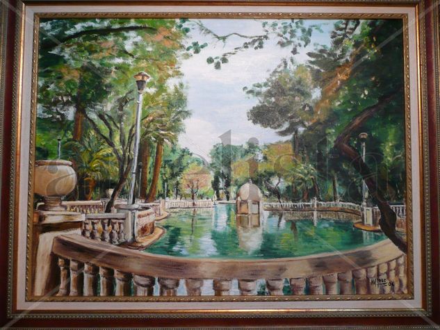 parque de Ribalta(Castellon) Oil Canvas Landscaping