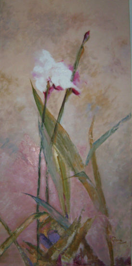 Lirio Oil Canvas Floral Painting