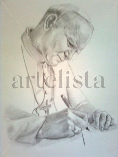 JUAN PABLO II DIBUJO Pencil