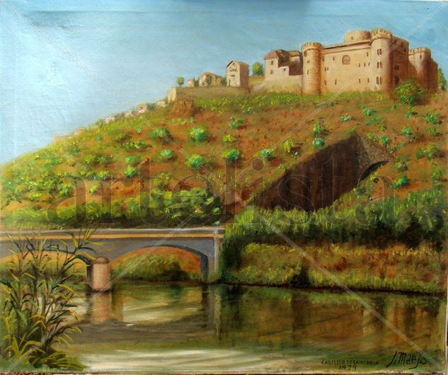 castillo de sanabria Oil Canvas Landscaping