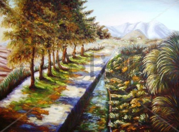 LAS LOMAS Oil Canvas Landscaping