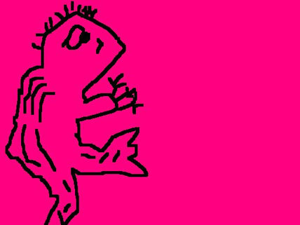 Muñeco fondo rosa