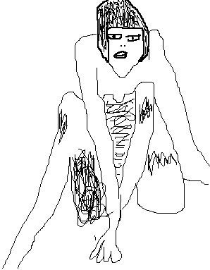 Mujer sentada