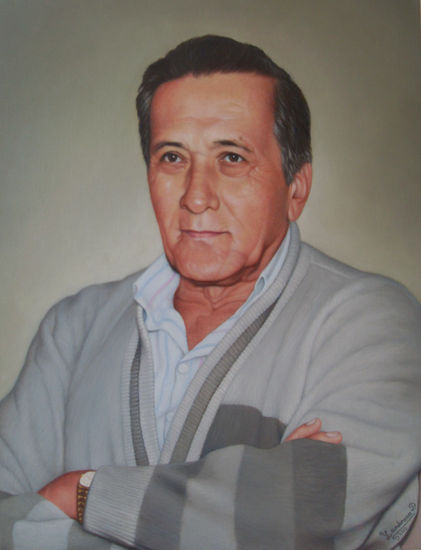 Retrato del Sr. ALBERTO PAREJA LONDOÑO Óleo Lienzo Retrato