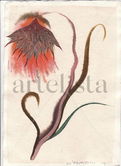 17 Acuarela Papel Floral