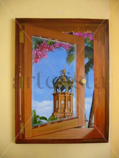 puerto vallarta I Oil Canvas Landscaping