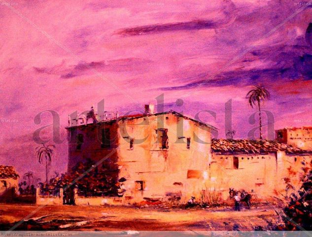 EL TRABAJO Oil Canvas Landscaping