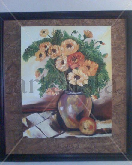 flores modernas Oil Canvas Landscaping