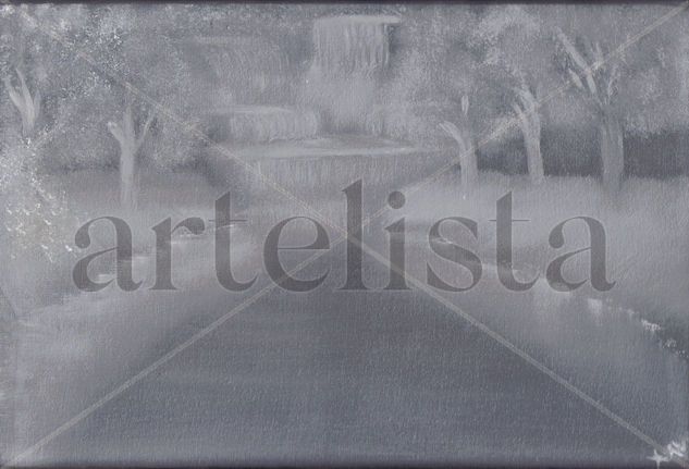 Bosque gris Oil Canvas Landscaping