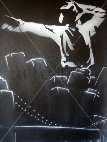 King Of Pop In New York Acrylic Card Others