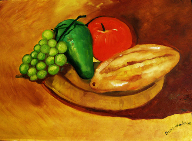 parece papaya Oil Canvas Still Life Paintings