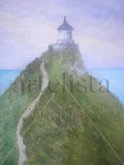 faro del fin del mundo Watercolour Paper Landscaping