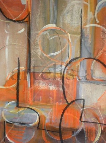 Composicion en naranja Acrylic Others Others