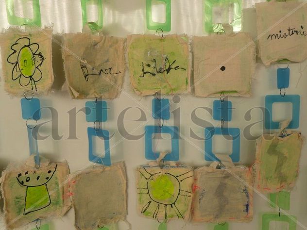 Serie  Bolsas de Tela con POEMA