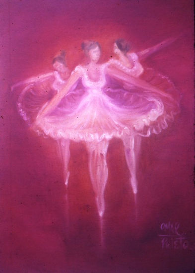 BAILARINAS Oil Others Figure Painting