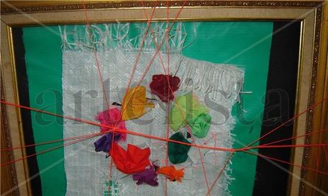 serie flores al aire