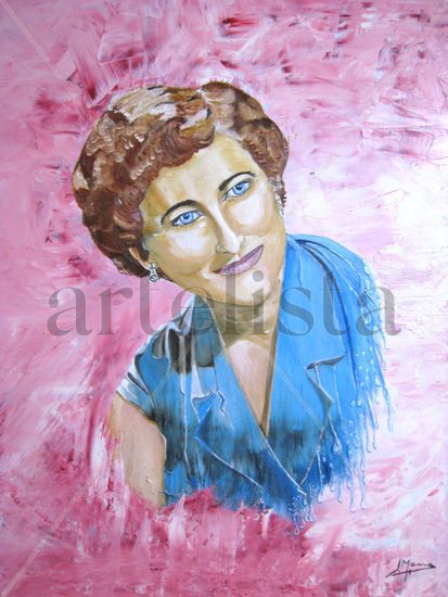 Carmen Mulero Oil Canvas Portrait