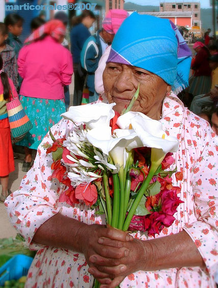 Vendedora de flores